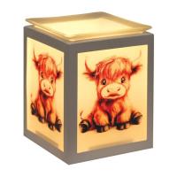 Aroma Highland Cow Calf Square Electric Wax Melt Warmer Extra Image 1 Preview